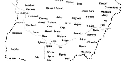 ড্র নাইজেরিয়া মানচিত্র