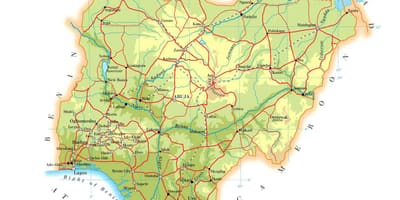 মানচিত্র, নাইজেরিয়া টিলা
