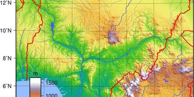 মানচিত্র, নাইজেরিয়া স্থান বিবরণ সম্বন্ধীয়
